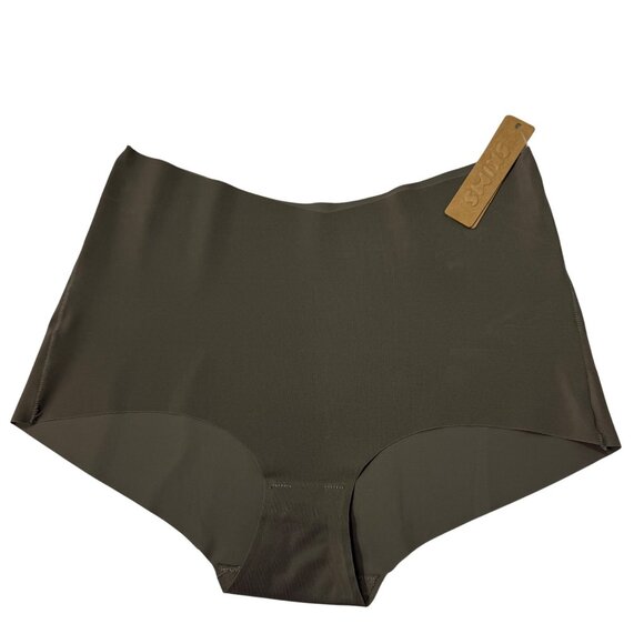 SKIMS Naked Dipped Boy Short Lot of 2 Saffron Carbon XXS - Picture 4 of 12